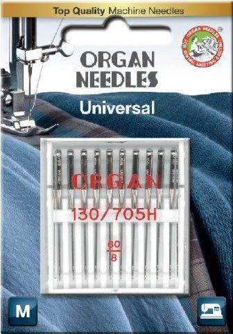 Organ Universal Needle Size #60/8 10 Pack