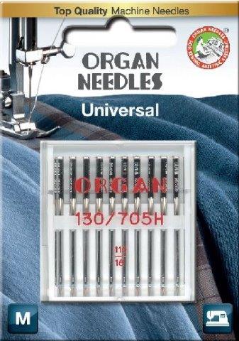 Organ Universal Needle Size #110/18 10 Pack