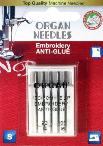 Organ Anti Glue Needle Assorted Sizes 5 Pack