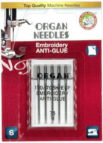 Organ Anti Glue Needle Size #75/11 5 Pack