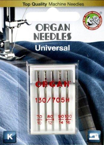 Organ Universal Needle Assorted Sizes 5 Pack