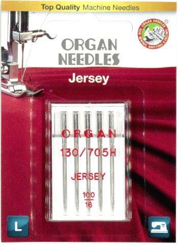 Organ Jersey/Ballpoint Needle Size #100/16 5 Pack