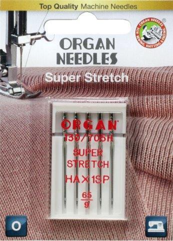 Organ Super Stretch 15x1SP Needle Size #65/9 5 Pack