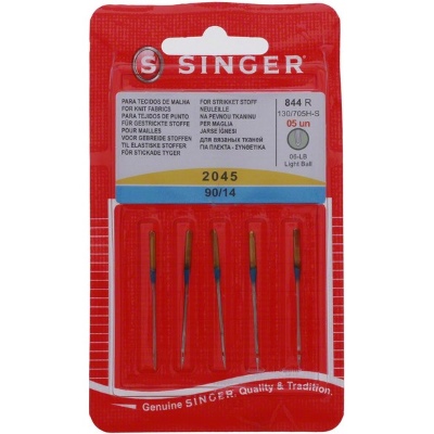 Singer Universal Ball Point/Stretch Needle 5 Pack Size 90/14